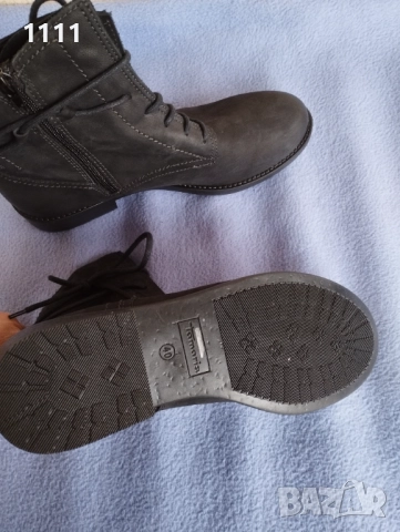 Нови Tamaris -естествена кожа., снимка 2 - Дамски боти - 52579994