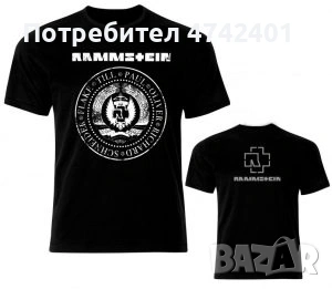 Рок метъл тениски Rammstein, снимка 3 - Тениски - 53536252