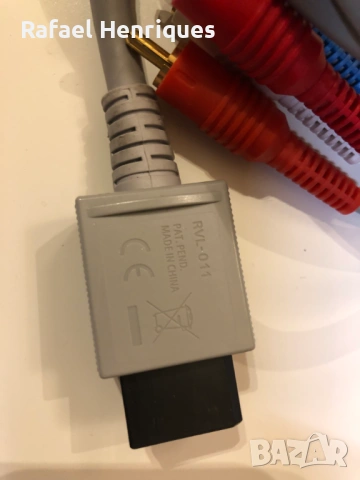 Nintendo Wii официален компонентен видео кабел RVL-011, снимка 2 - Аксесоари - 54071695