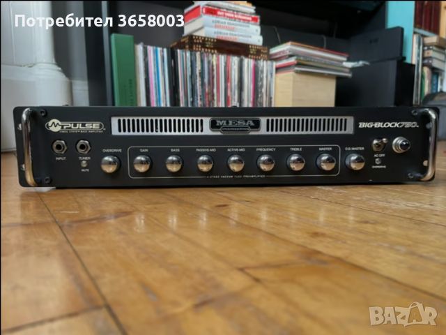 Mesa Boogie Big Block 750 M-Pulse хибриден бас усилвател , снимка 1 - Китари - 45875987