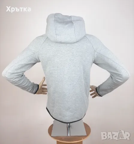 Nike Tech Fleece - Оригинално мъжко горнище размер XS, снимка 3 - Спортни дрехи, екипи - 47463275