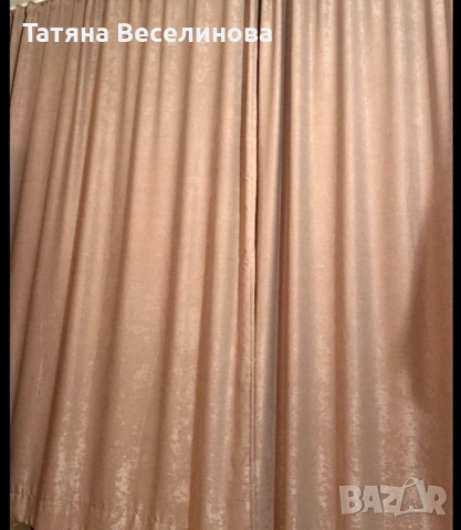 Готови ушити пердета велур пепел от рози