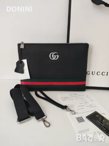 Мъжка чанта Gucci, снимка 1 - Чанти - 49274379