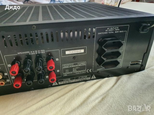 KENWOOD KA 5090R + Дистанционно оригинално, снимка 12 - Ресийвъри, усилватели, смесителни пултове - 45073875