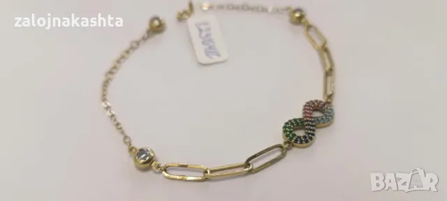 Златна гривна-3,60гр/14кр, снимка 3 - Гривни - 49670803