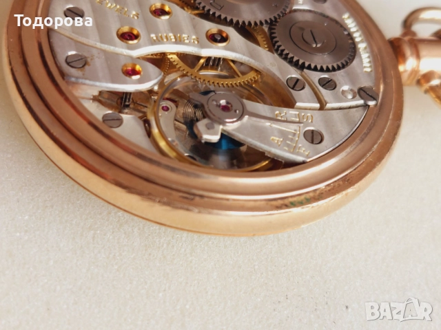 Джобен часовник ROLEX-1910-30 г.позлатен, снимка 14 - Джобни - 51909127