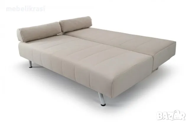 Разгъваем диван Джули 1 Spark 25 сив+ беж, снимка 2 - Дивани и мека мебел - 50042290