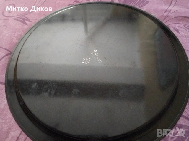 Поднос ръчно рисуван от соца цветя става и за декорация нов 315 мм фи и вътрешен 270мм, снимка 2 - Декорация за дома - 53963925