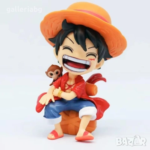 Мини фигурка Luffy – One Piece стил, 12 см (Chibi)