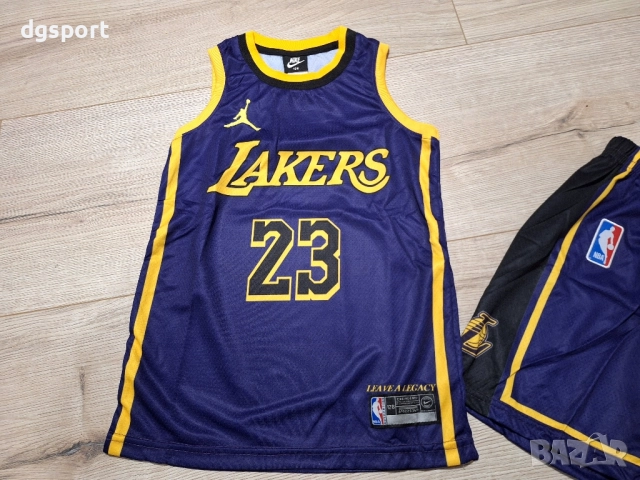 Детски баскетболен екип на Лейкърс #Леброн Джеймс #23!, снимка 3 - Баскетбол - 52216337
