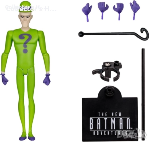 McFarlane Toys DC Direct The New Batman Adventures сет 6 екшън фигурки: Батман, Плашилото Ридлър и, снимка 14 - Колекции - 52077048