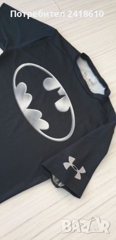 Under Armour Batman Compression Mens Size M ОРИГИНАЛ! Мъжкa Тениска!, снимка 1 - Тениски - 46586419