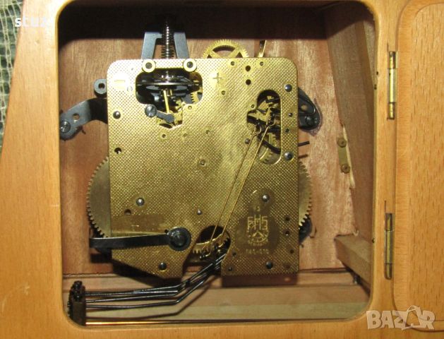 Настолен, каминен часовник Dugena, механичен, снимка 10 - Антикварни и старинни предмети - 45843637