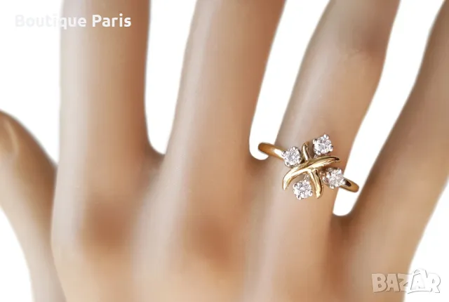 Tiffany & Co оригинален пръстен с диаманти, снимка 2 - Пръстени - 50142215