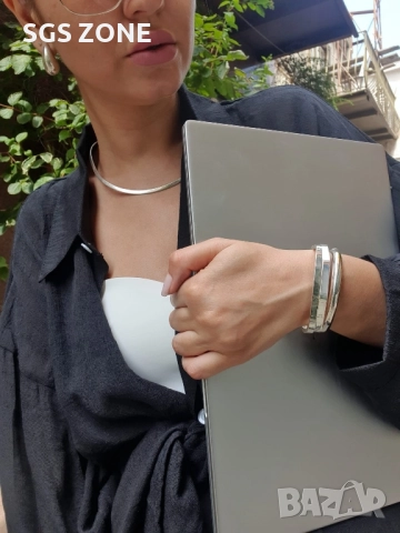 СРЕБЪРНА ГРИВНА 925 С ТАЙЛАНД, снимка 4 - Гривни - 52373214