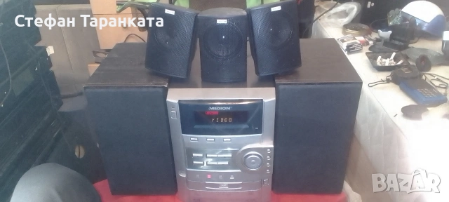 Аудио уредба със 5 тонколони комплект чете DVD дискове и MP3