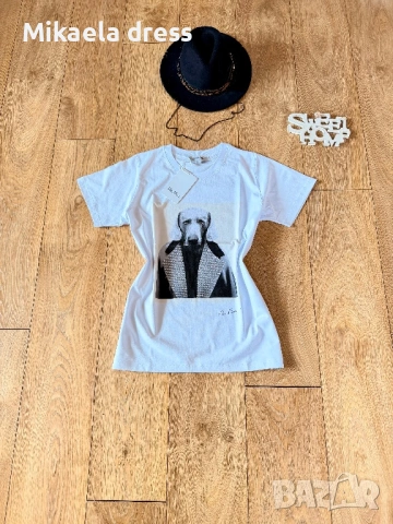 Разкошен тишърт 100% памук Max M.С М Л размер, снимка 4 - Тениски - 53613899