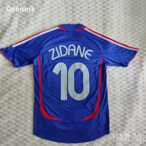France x # Zidane 06/07 Home Shirt, S, снимка 1 - Спортни дрехи, екипи - 45399793