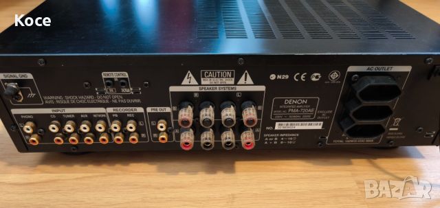 Denon PMA 720АЕ, снимка 3 - Ресийвъри, усилватели, смесителни пултове - 45861778