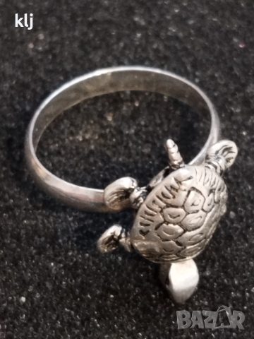 Дамски сребърен пръстен , снимка 4 - Пръстени - 45021439