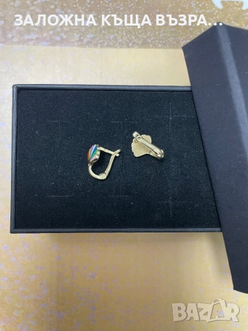 Златни Обеци - 14 Карата, снимка 3 - Обеци - 52723584