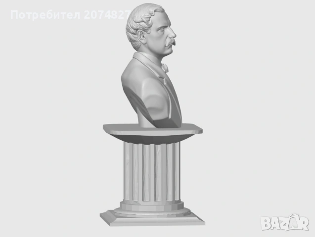 ГЕОРГИ РАКОВСКИ (бюст, статуетка), снимка 7 - Статуетки - 53453437