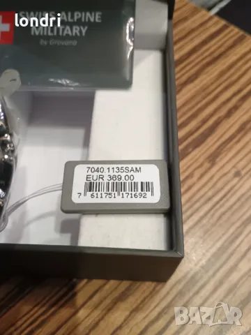 Мъжки часовник Swiss Alpine Military,цена днес  150лв., снимка 3 - Мъжки - 49731386