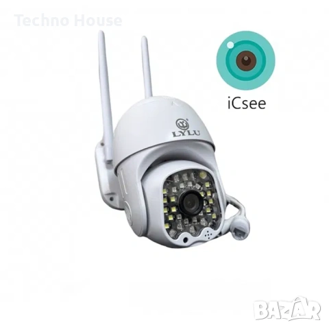 Комплект 2 броя Куполна водоустойчива Wifi Full HD камера 32LED, снимка 2 - Комплекти за видеонаблюдение - 53236098