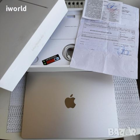 НОВ❗️24М ГАР❗️MACBOOK AIR M2 ❗️Лизинг от 74лв/м 13.6" 2022 ❗️ 8GB/256GB, снимка 6 - Лаптопи за дома - 46157203