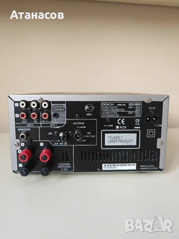 Denon RCD M 38 с дистанционно и тонколони SC M Denon , снимка 5 - Аудиосистеми - 53933107