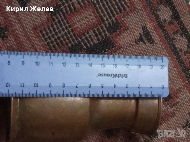 Антична медна кана 54268, снимка 5 - Антикварни и старинни предмети - 53637614