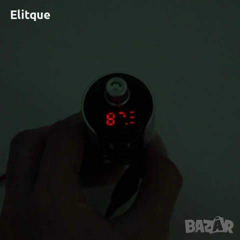 MP3 модулатор за кола с LED дисплей, снимка 3 - Друга електроника - 52819840