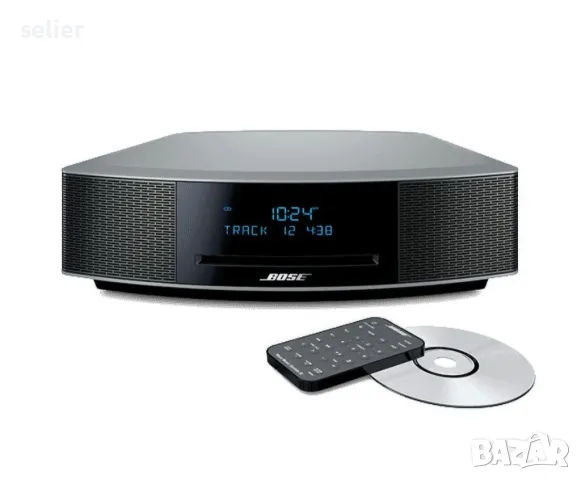 Bose Wave IV (4) Music System CD Player Speaker DAB Radio Alarm & Remote Silver MADE IN MEXICO  Прод, снимка 1 - Аудиосистеми - 48205330