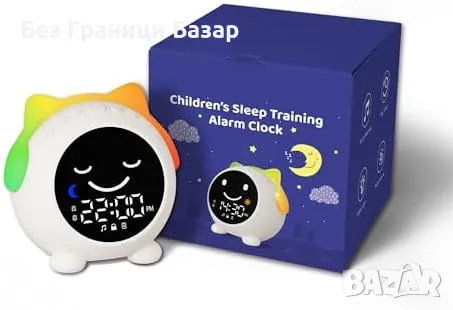 Нов Детски будилник с Bluetooth и светлина – треньор за сън деца стая
