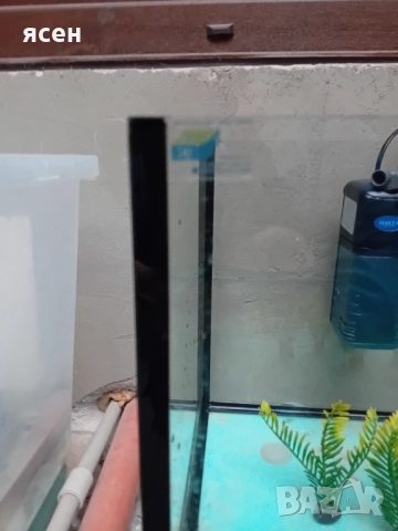 Продавам аквариум 75 л с помпа и нагревател , снимка 2 - Аквариуми - 52257459