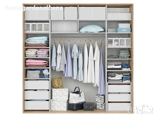 Гардероб с плъзгащи врати Flex 5 дъб сонома 240×240×66см Hettich, снимка 3 - Гардероби - 54147668