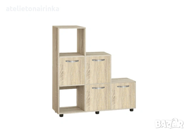 Етажерка Кубо 6 с четири вратички, снимка 3 - Етажерки - 53873104
