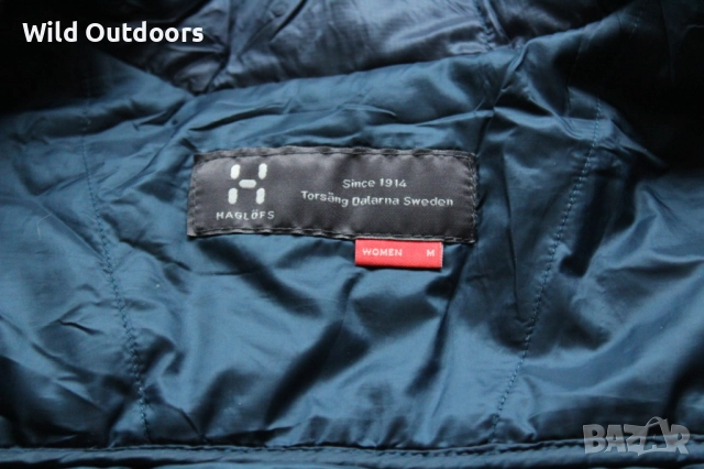 HAGLOFS Bivvy IV down jacket - дамско пухено яке, размер М, снимка 5 - Якета - 52553171