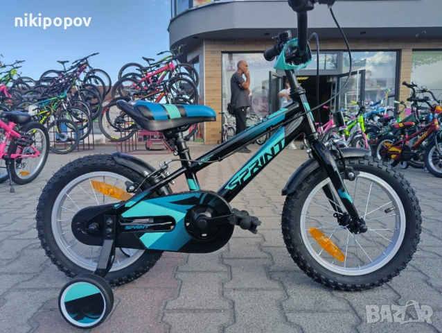 SPRINT Велосипед 14" CASPER черен, снимка 12 - Велосипеди - 53759125