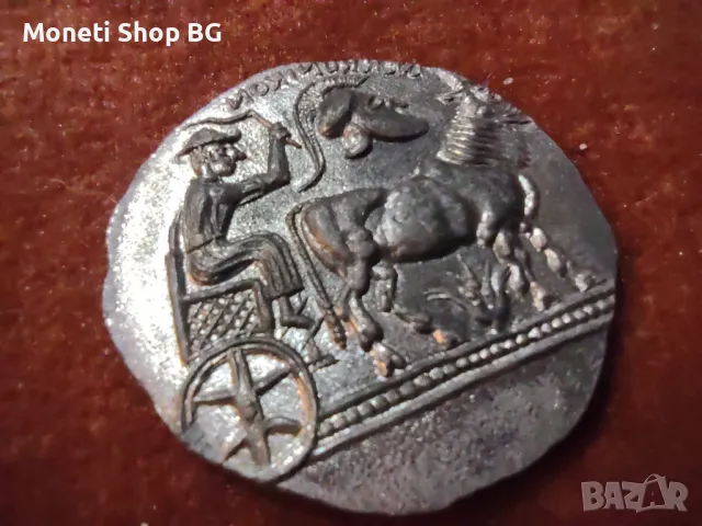 Декадрахма на племето Дерони, снимка 1