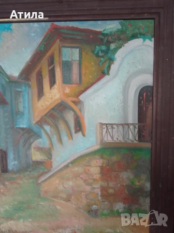 картина Пловдив 61/51 см, снимка 3 - Картини - 51418132