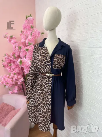 Рокля LFS Mixed Blue 9656  , снимка 3 - Рокли - 50434638