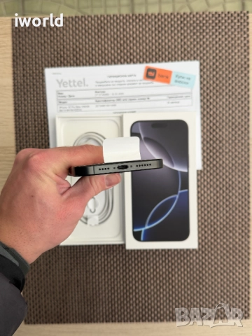 НОВ❗️36М ГАР❗️ iPhone 16 Pro MAX ❗️Лизинг от 76лв/м ❗️ Black Titanium 256Gb❗️, снимка 7 - Apple iPhone - 52721575