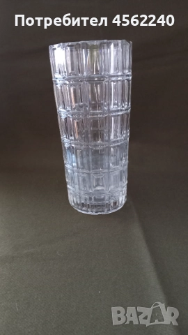Кристална ваза  - оловен кристал