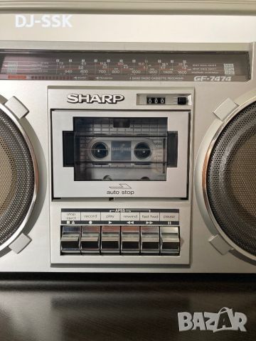 SHARP GF-7474Z VINTAGE RETRO BOOMBOX Ghetto Blaster радио касетофон, снимка 7 - Радиокасетофони, транзистори - 45751308