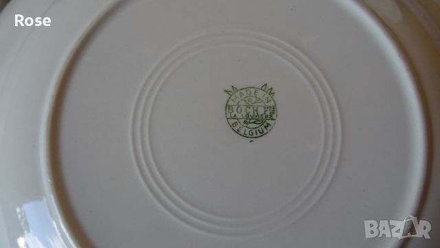 Античен комплект голям супник и чинии за супа 1925г и десерт 1968г.., снимка 16 - Чинии - 45596488