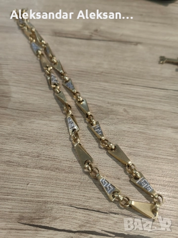 мъжки златен ланец , снимка 6 - Колиета, медальони, синджири - 52244551