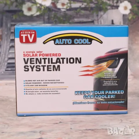 Соларна охлаждаща система за кола , снимка 2 - Соларни лампи - 50380238
