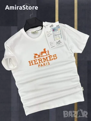 Мъжки тениски HERMES, снимка 1 - Тениски - 47037384