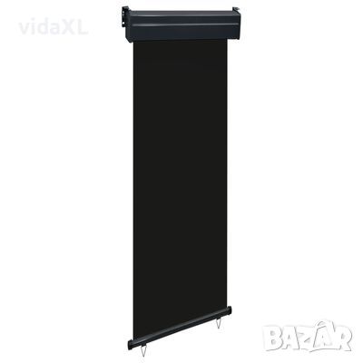 vidaXL Вертикална тента за балкон, 65x250 см, черна.SKU:48400, снимка 1 - Градински мебели, декорация  - 45583643